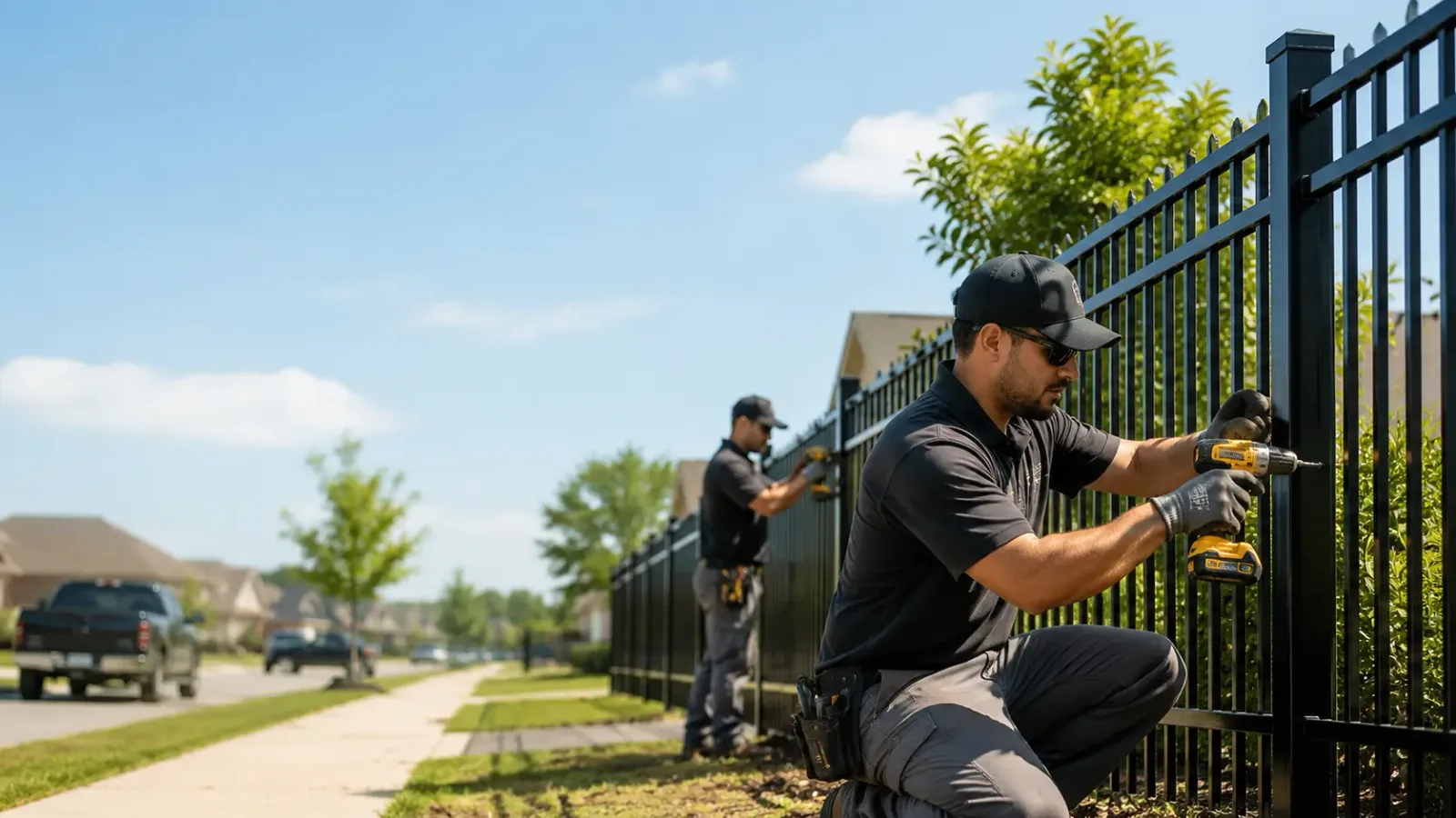 Metal Fence Installation in Newport News, VA